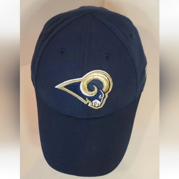 NEW Era 9Forty Los Angeles LA Rams NFL Youth Adjustable Strapback Cap Hat Navy - Picture 2 of 8